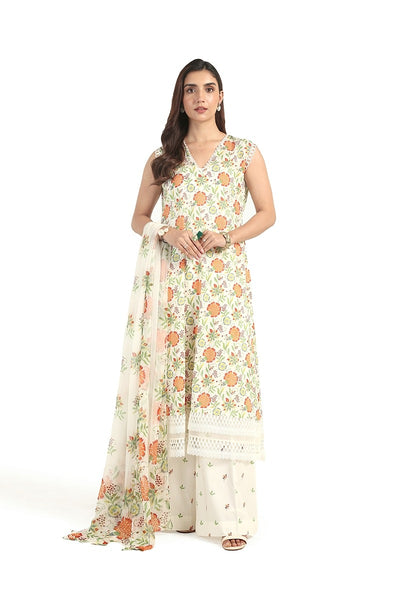 BAREEZE Printed Lawn Floral 2 PC