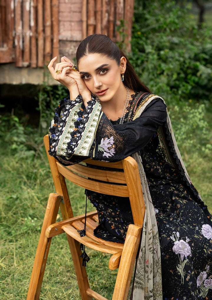 CHIKANKARI PRINTS WITH CHIFFON DUPATTA