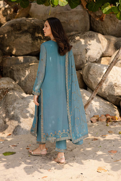 3 Piece Embroirdered Chiffon