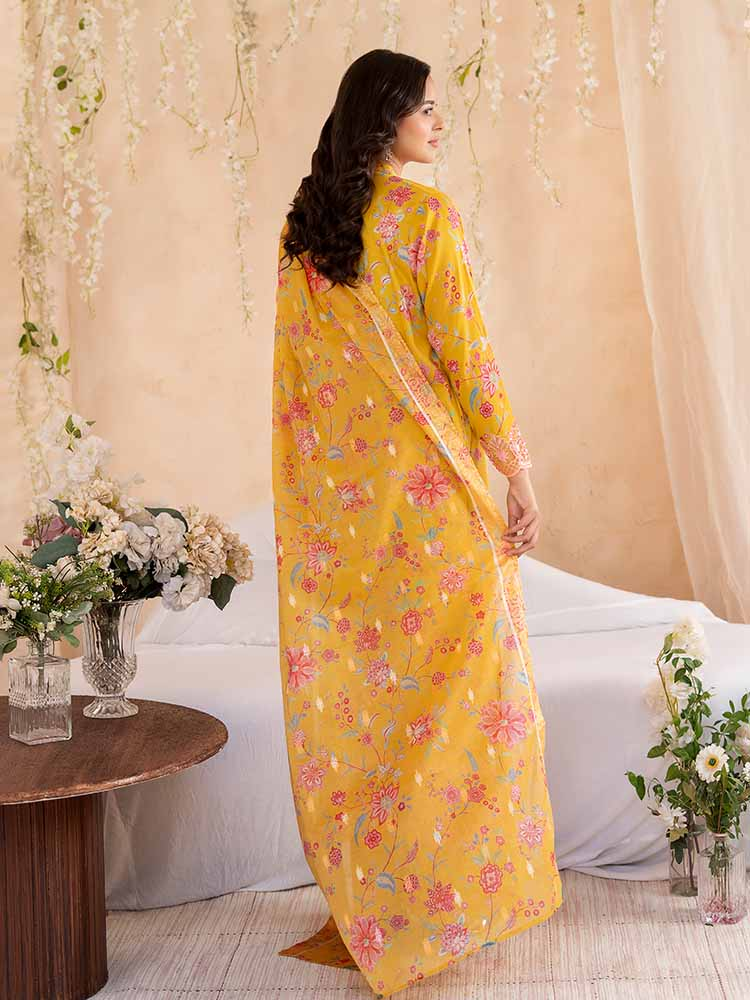 NOVA 3-Piece Unstitched Digital Printed Lawn Embroidered Suit