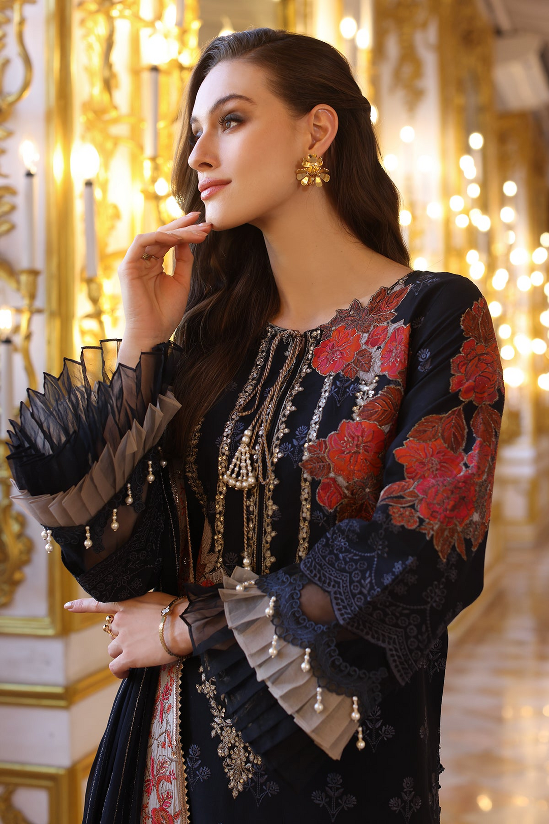3-PC Unstitched Premium Chiffli Collection