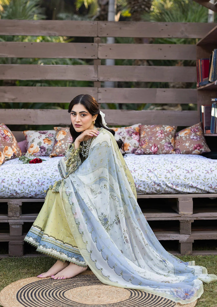 CHIKANKARI PRINTS WITH CHIFFON DUPATTA
