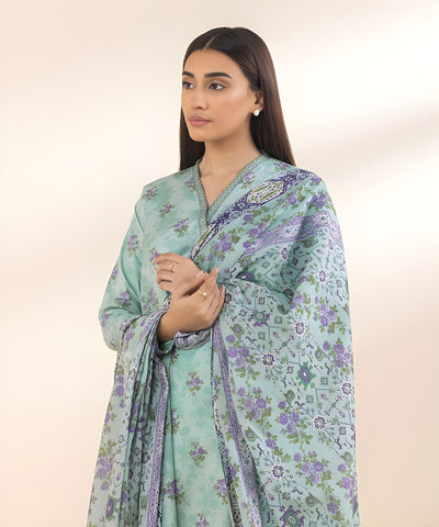 3 PIECE-PRINTED LAWN SUIT