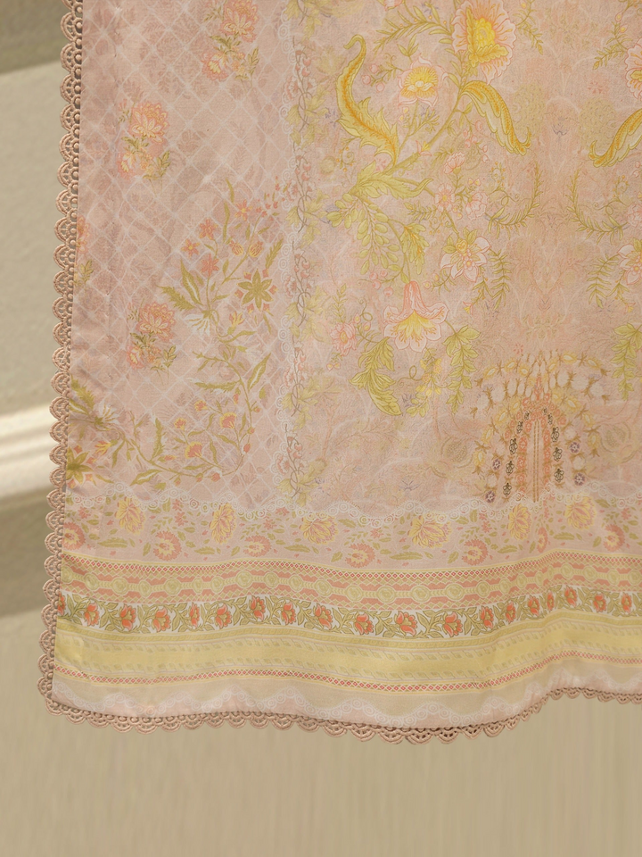 3 Piece - Digital Printed Cambric Suit