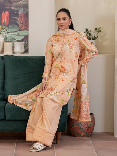 CHIKANKARI Digital Printed Lawn Suit
