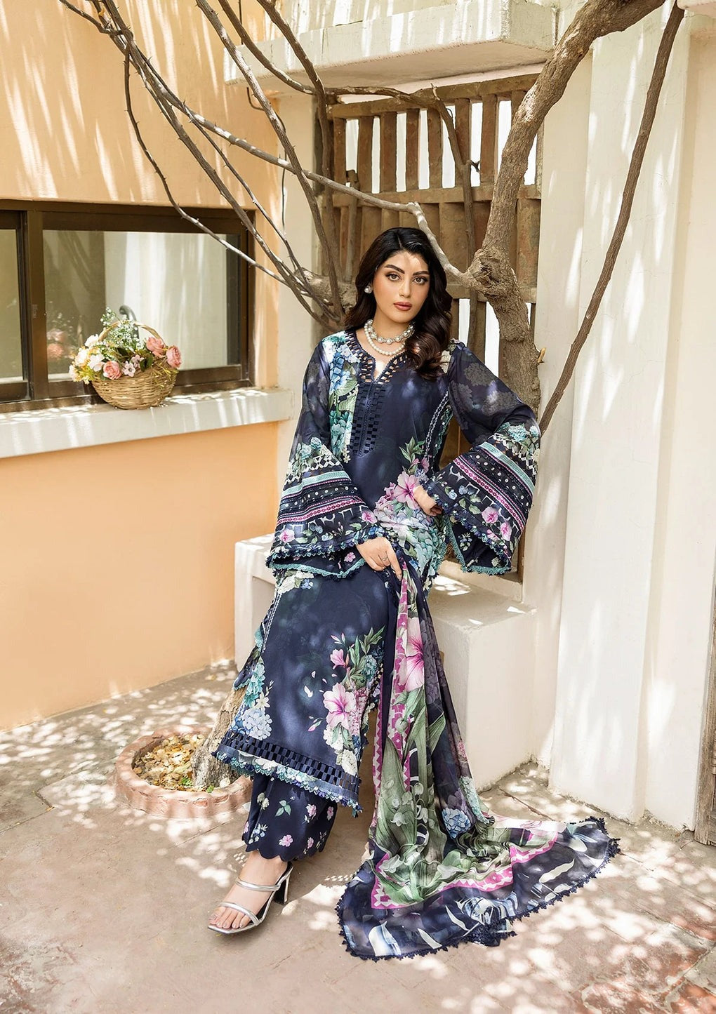 Elaf Prints with Chiffon Dupatta