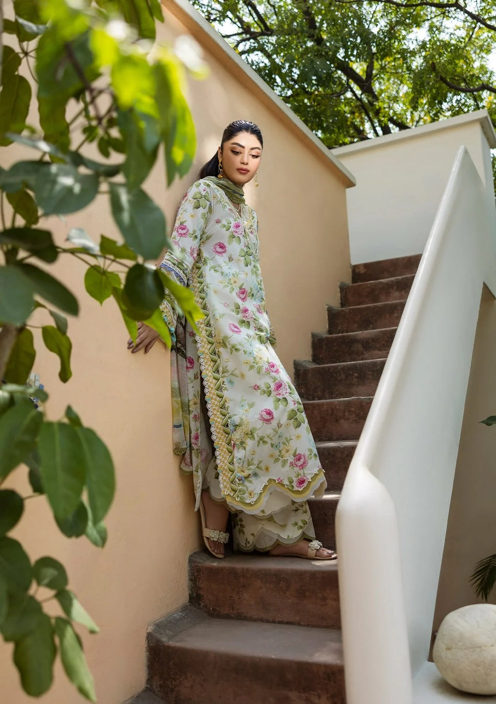 Elaf Prints with Chiffon Dupatta