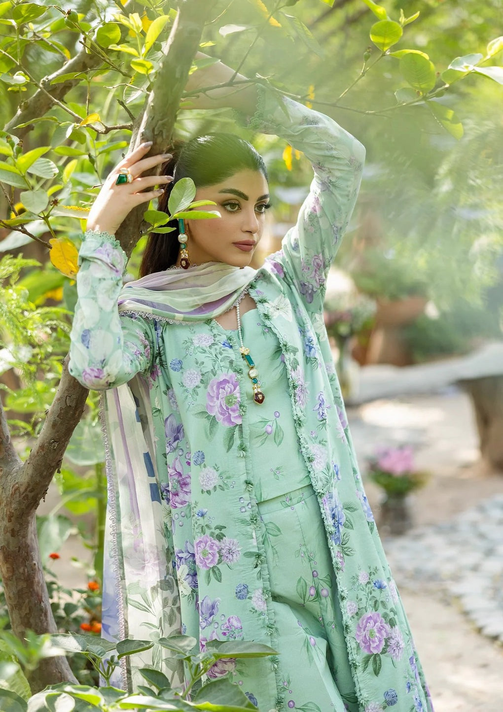 Elaf Prints with Chiffon Dupatta