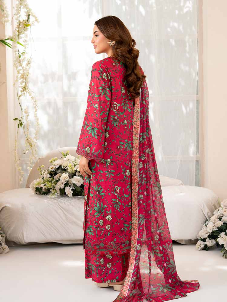NOVA 3-Piece Unstitched Digital Printed Lawn Embroidered Suit