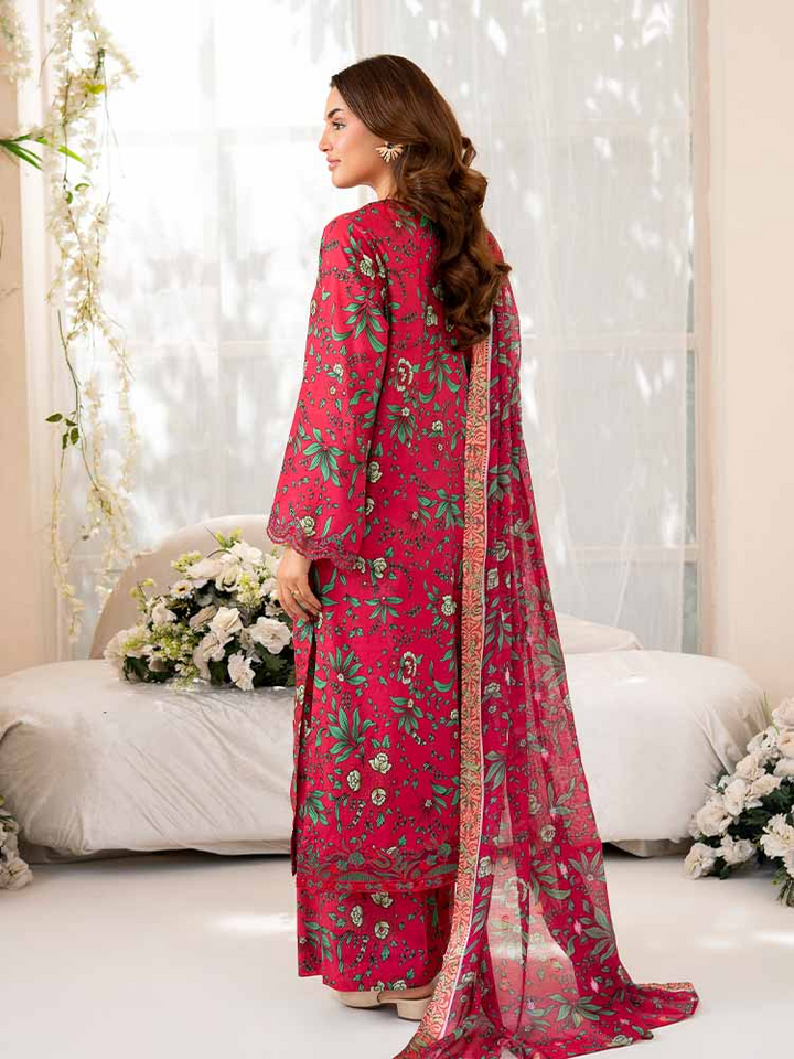NOVA 3-Piece Unstitched Digital Printed Lawn Embroidered Suit