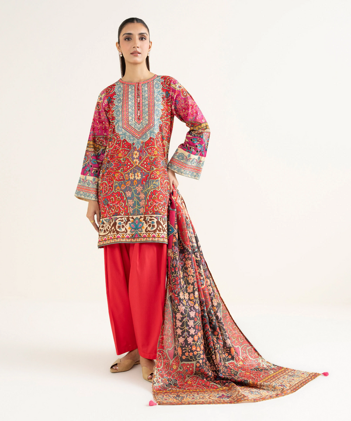 Embroidered Linen Viscose Shirt