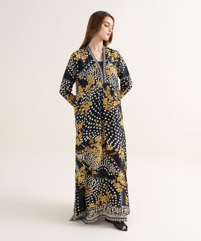Printed Silk Kaftan