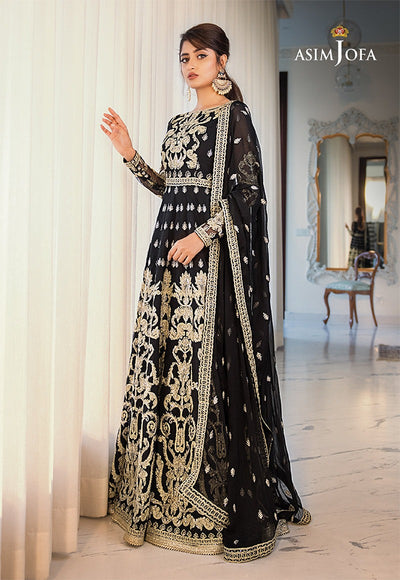 ASIM JOFA EMBROIDERED NET-AJSE-03