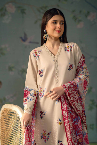 NISHAT LINEN Printed Embroidered Suit 3 piece