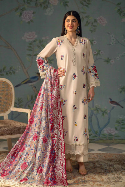 NISHAT LINEN Printed Embroidered Suit 3 piece