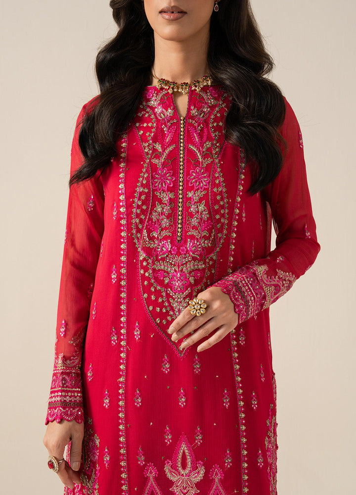 Freesia Zaib Embroirdered Chiffon