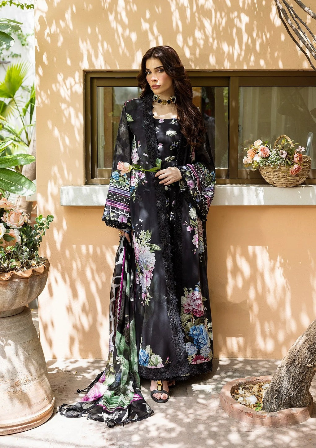 Elaf Prints with Chiffon Dupatta