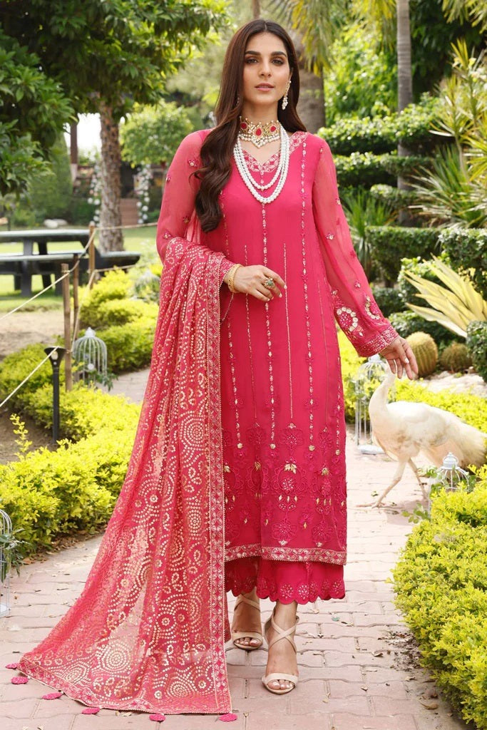 CHARIZMA SHEHNAI UNSTITCHED CHIFFON