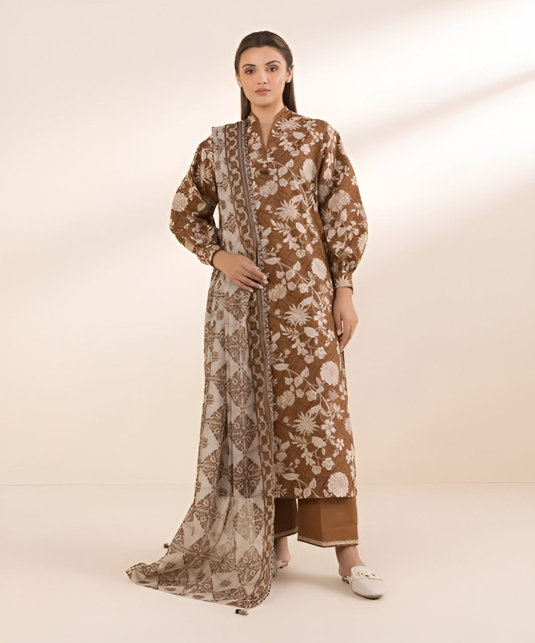 2 PIECE-PRINTED COTTON SUIT