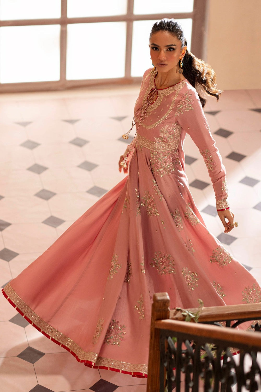 EMBROIDERED PISHWAS