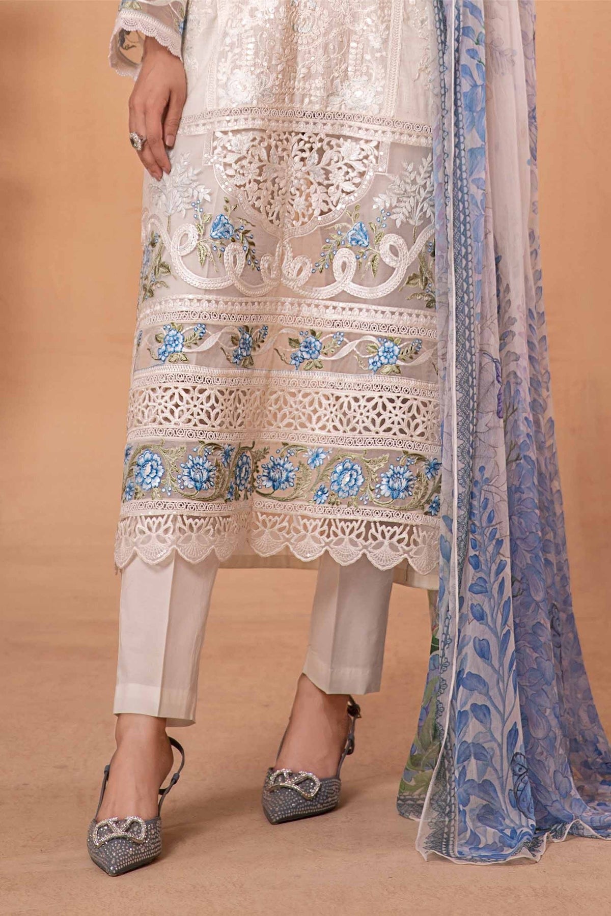 MARIA.B LUXURY Embroidered Lawn Suit