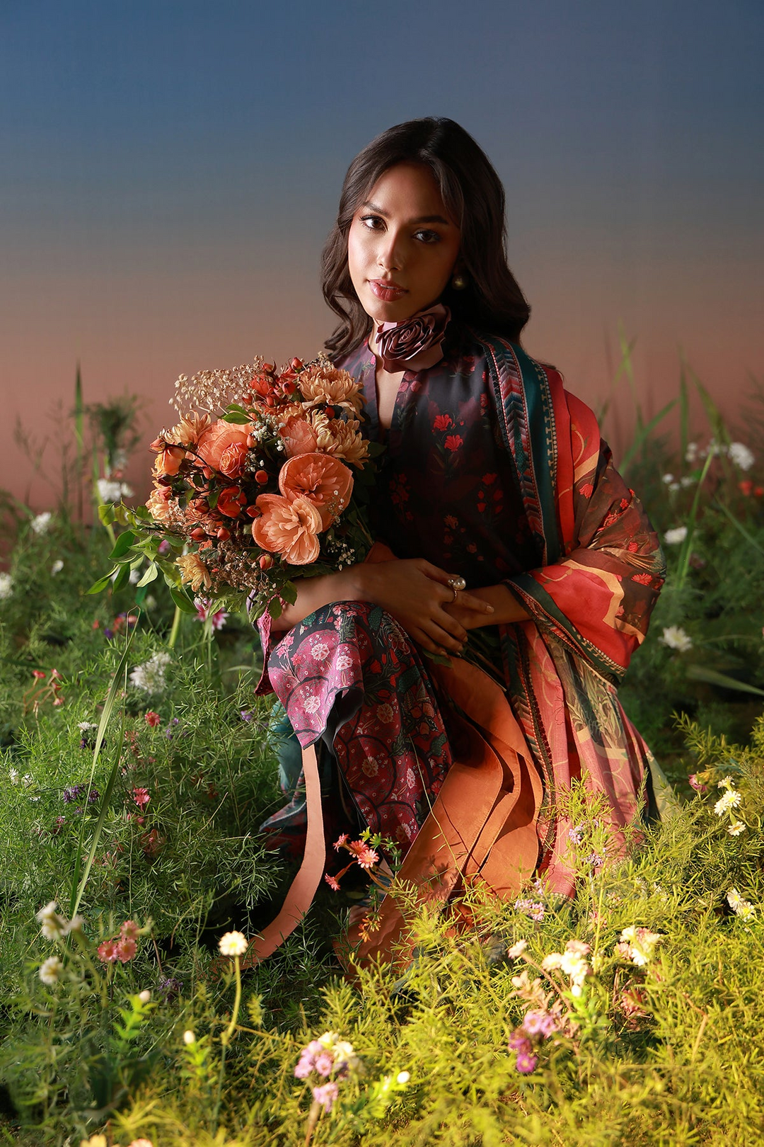 Mirha Unstitched Printed Lawn