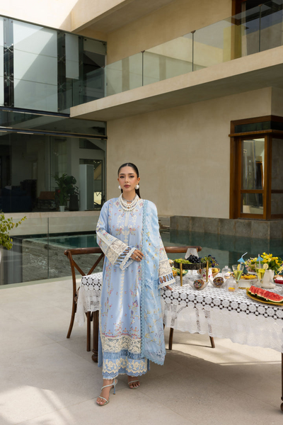 Embroidered 3-Piece Lawn Suit