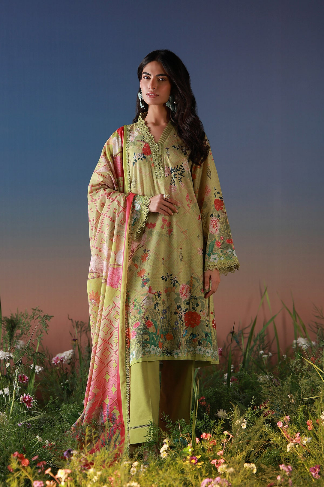 Mirha Unstitched Printed Lawn