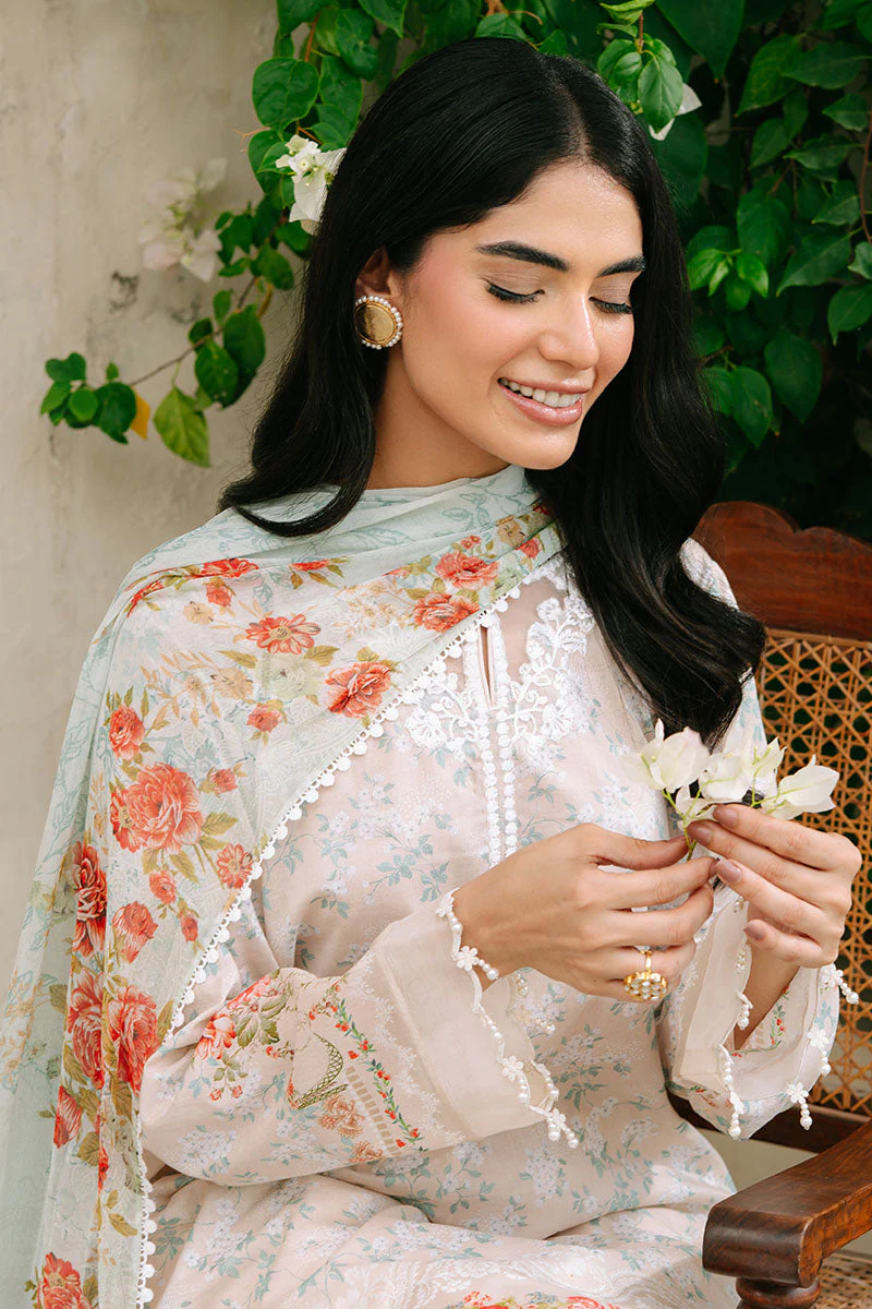 3PC PRINTED CAMBRIC SUIT