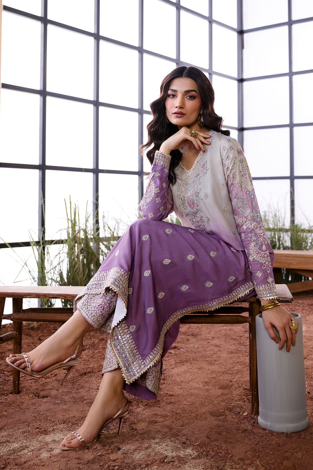 EMBROIDERED SUIT
