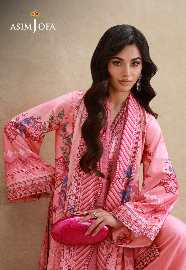 Embroidered Crepe Silk Unstitched 3 Pcs