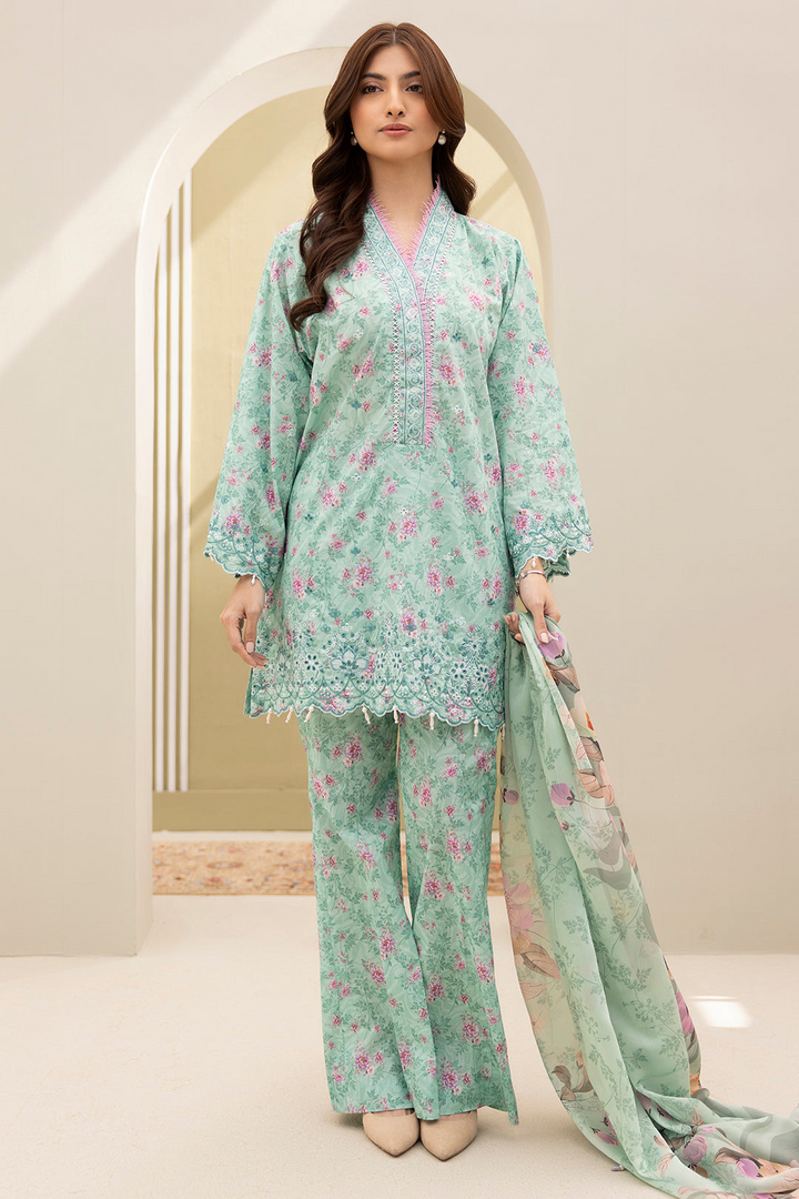 Embroidered Shirt Shalwar Dupatta