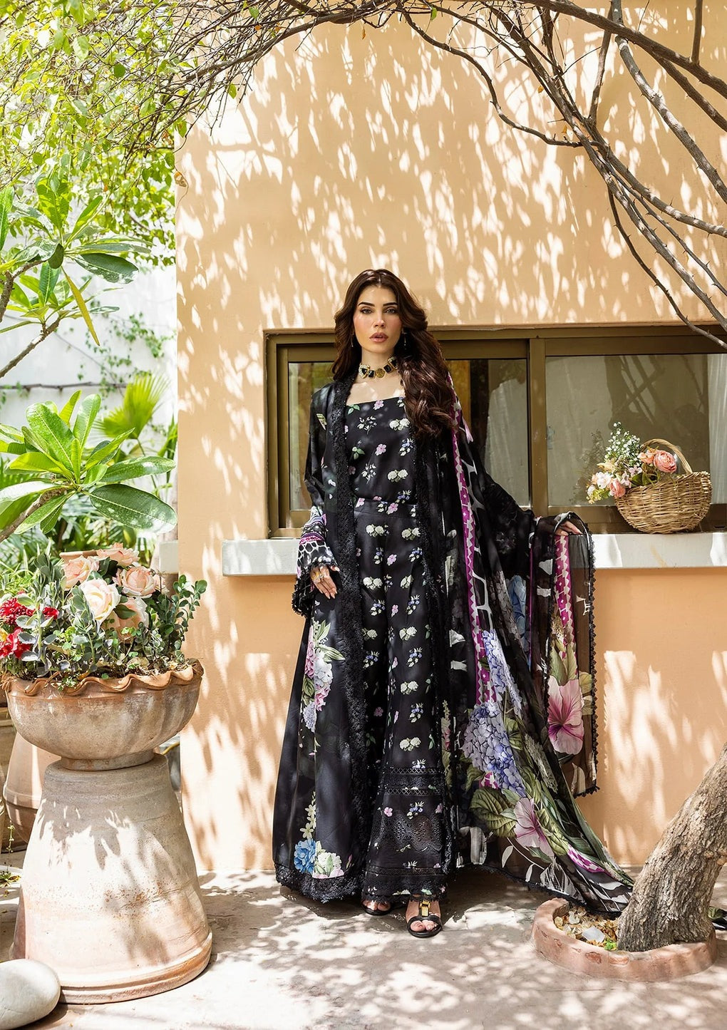 Elaf Prints with Chiffon Dupatta