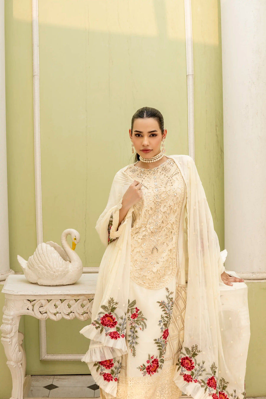 Uffaq EMBROIDRED CHIFFON