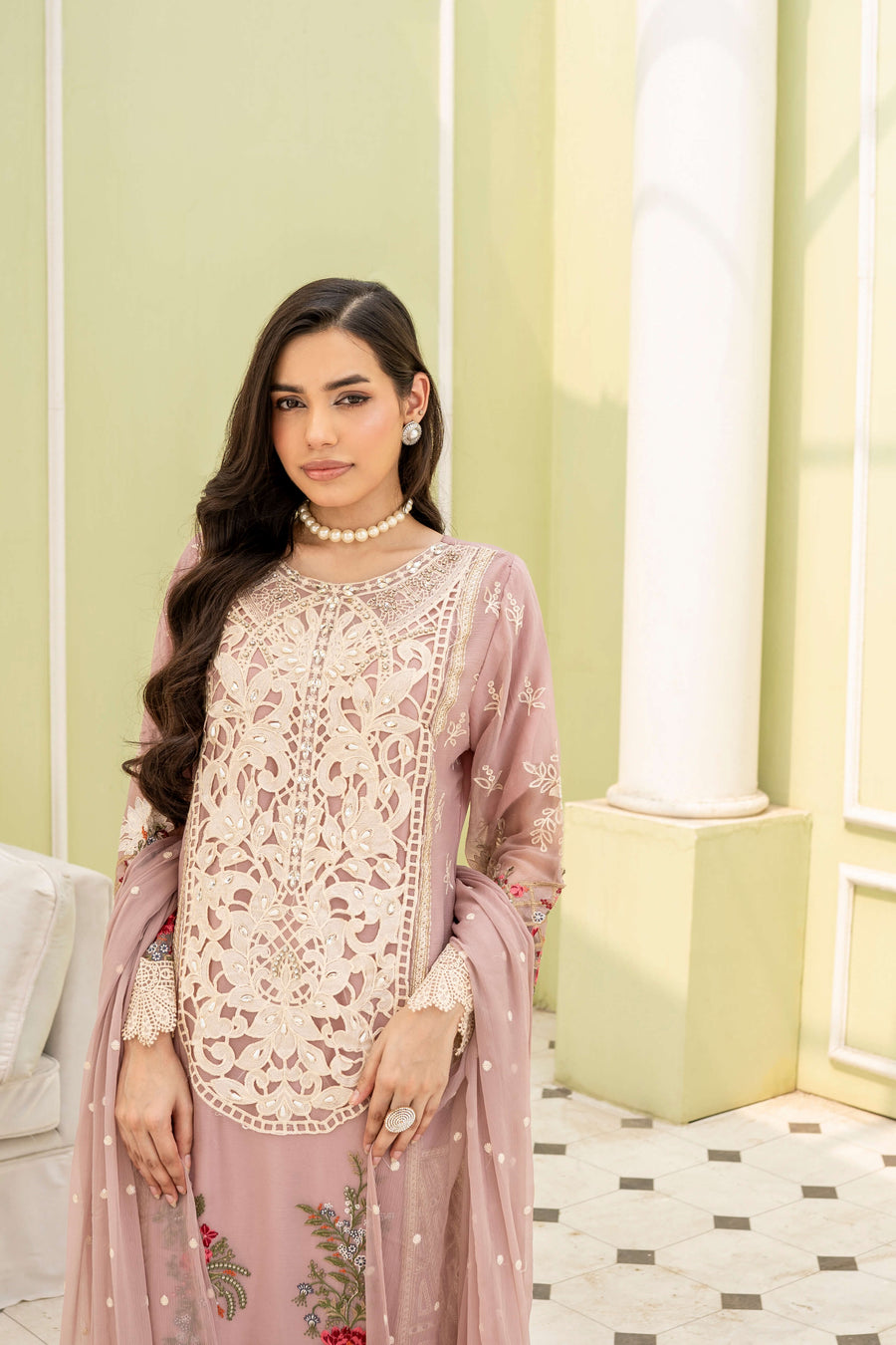 Uffaq EMBROIDRED CHIFFON
