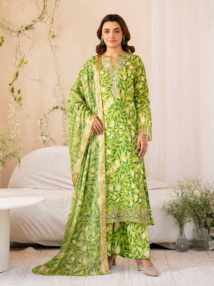NOVA 3-Piece Unstitched Digital Printed Lawn Embroidered Suit