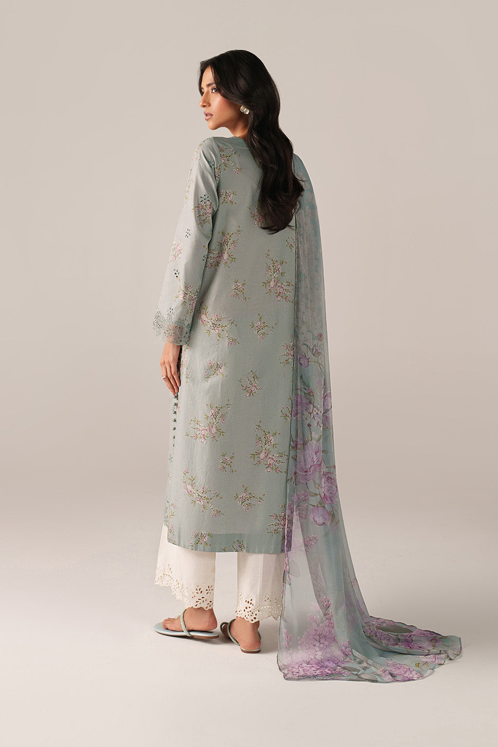 Spring Summer  Embroidered  Lawn