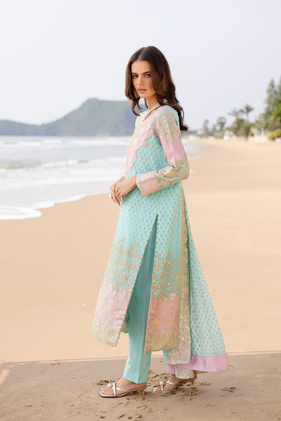 3 Piece Embroirdered Chiffon