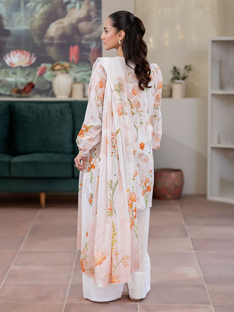 CHIKANKARI Digital Printed Lawn Suit