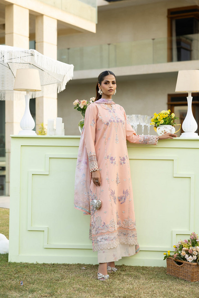 Embroidered 3-Piece Lawn Suit