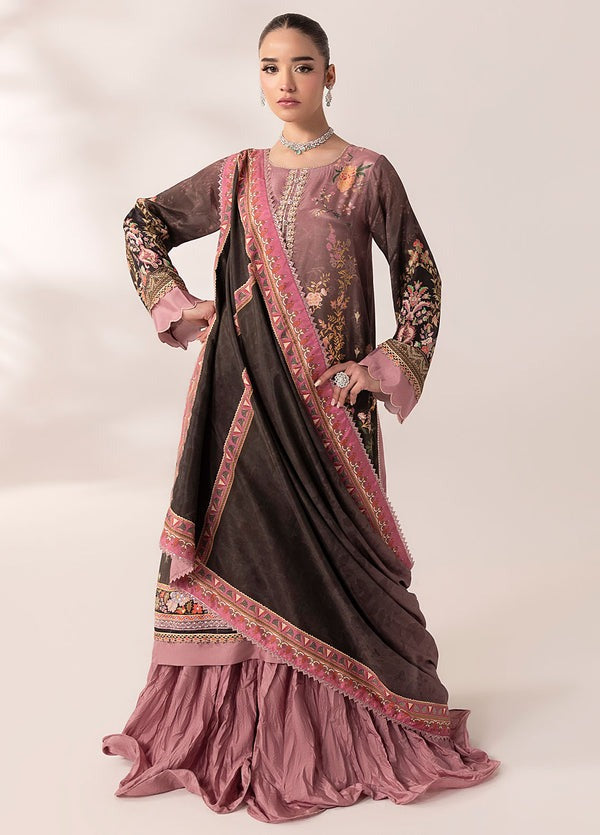 Digital printed handwork silk