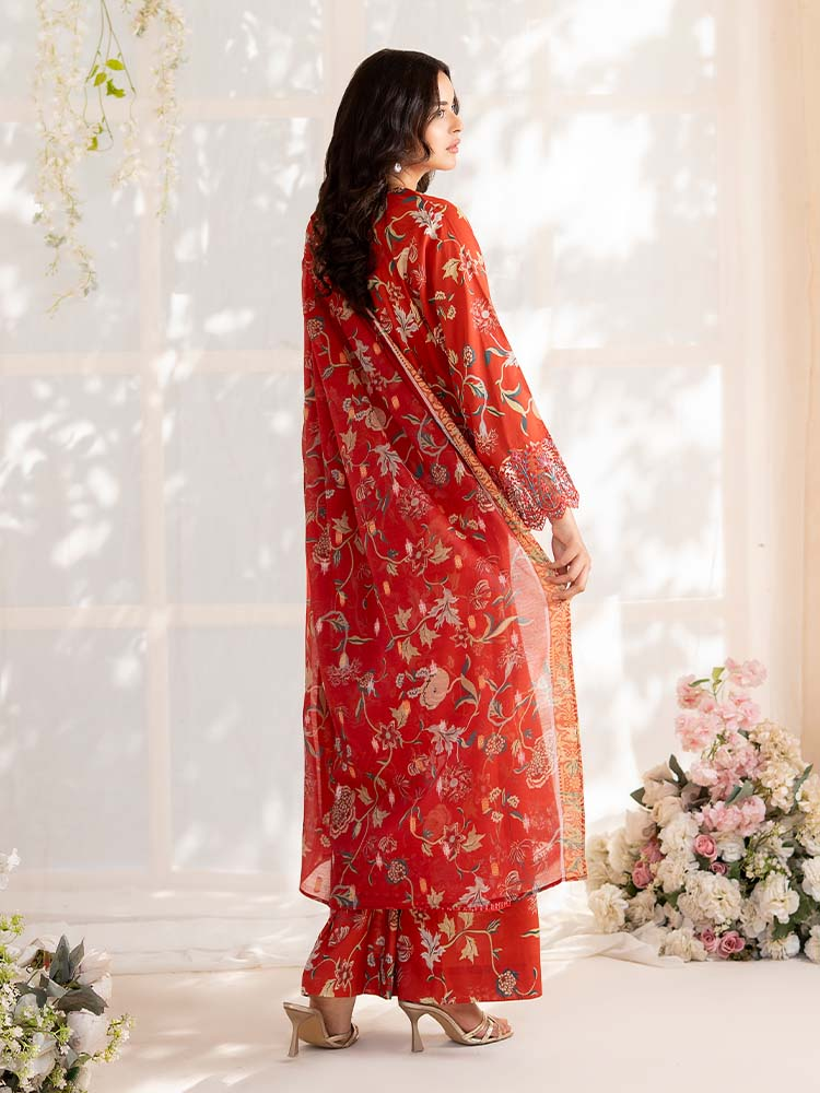 NOVA 3-Piece Unstitched Digital Printed Lawn Embroidered Suit