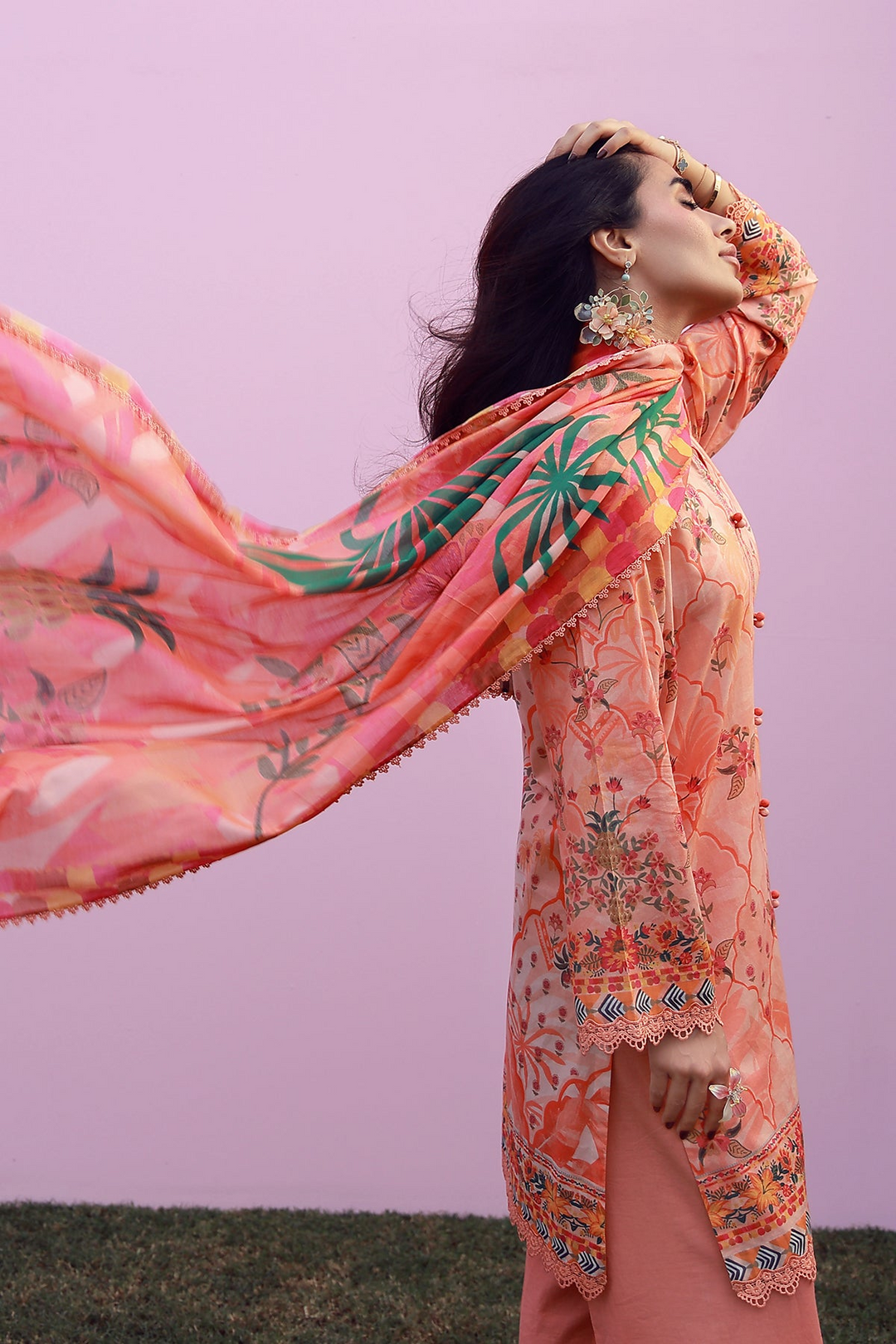 Mirha Unstitched Printed Lawn