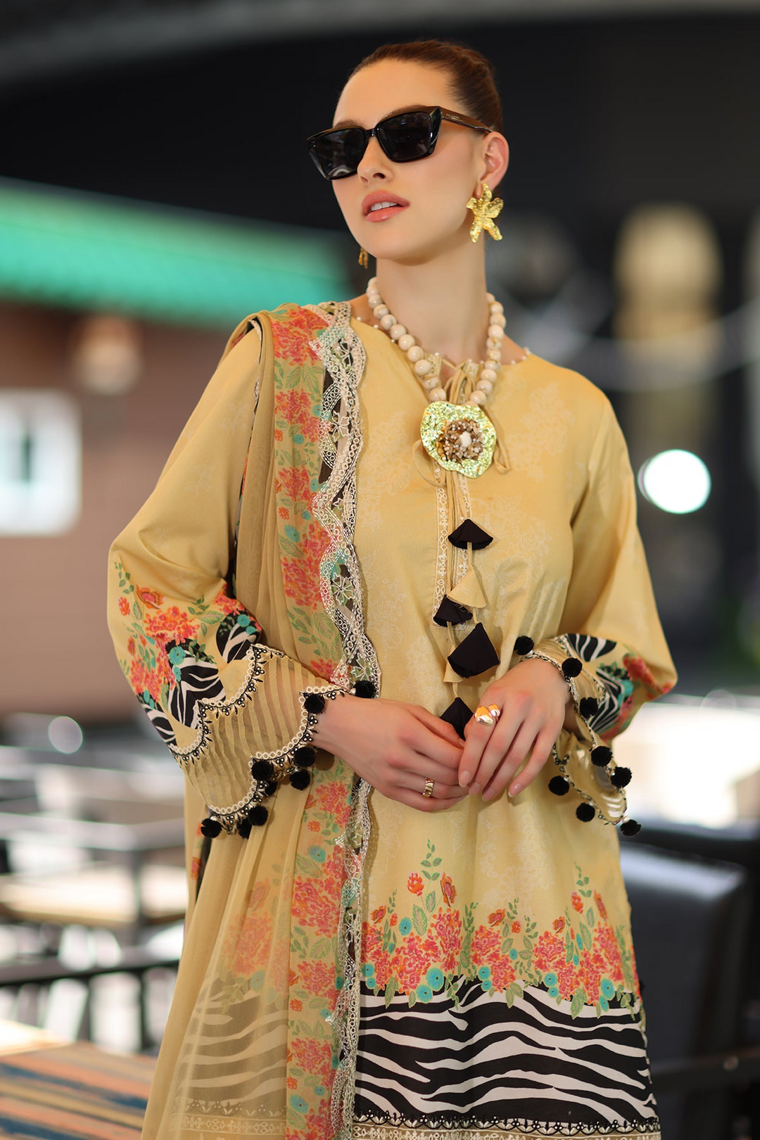 3-PC Unstitched Embroidered Lawn Collection