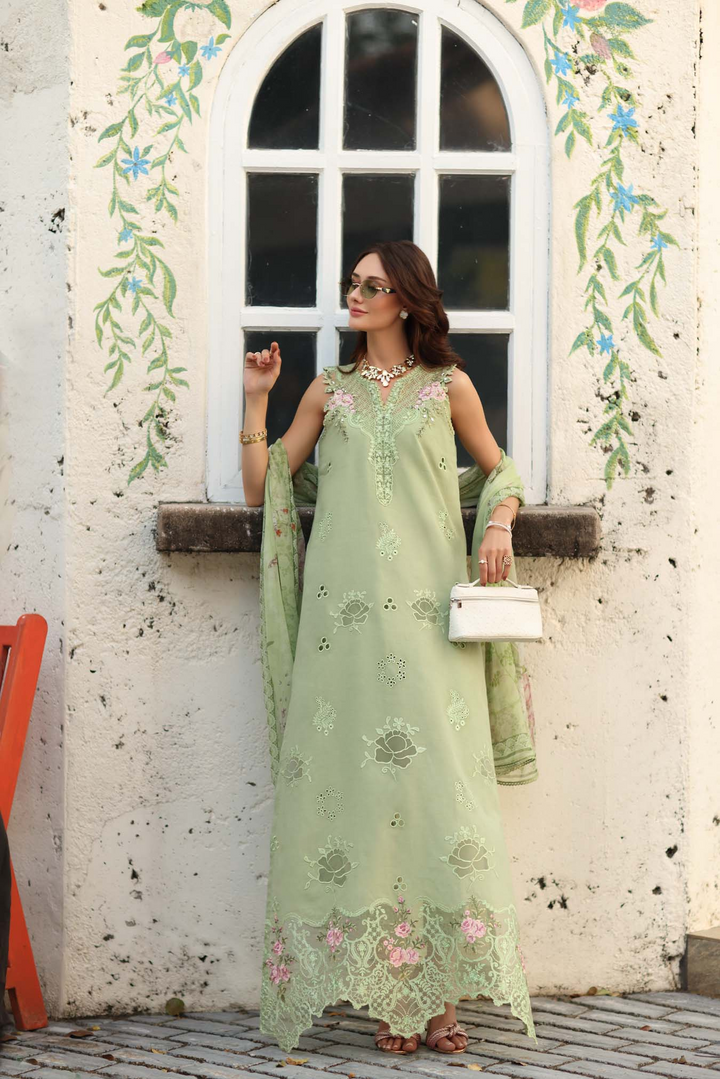 Luxe Chikankaari Lawn Suit
