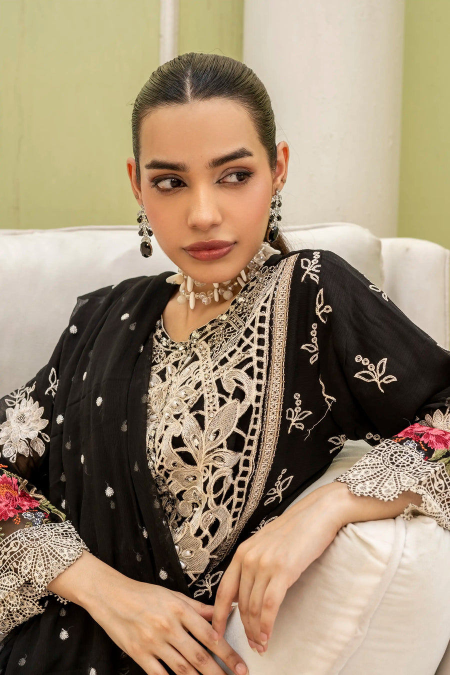 Uffaq EMBROIDRED CHIFFON