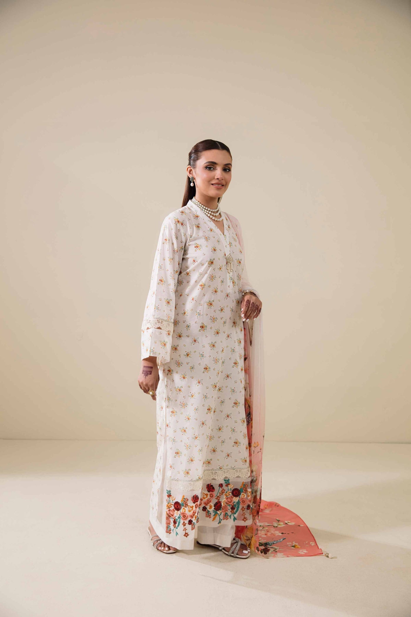 NISHAT LINEN 2 PIECE PRINTED LAWN