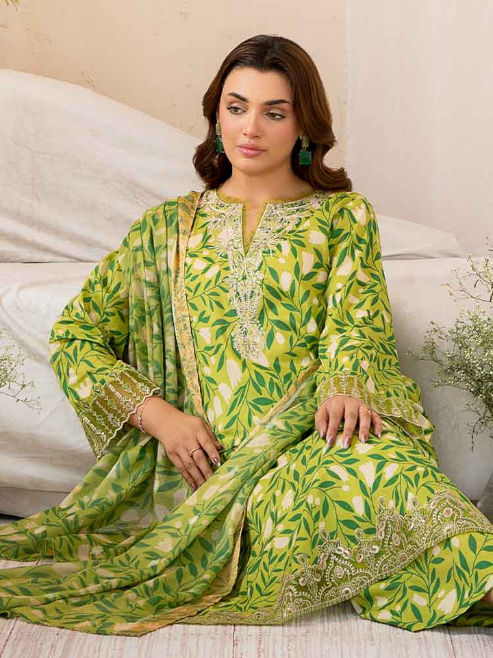 NOVA 3-Piece Unstitched Digital Printed Lawn Embroidered Suit