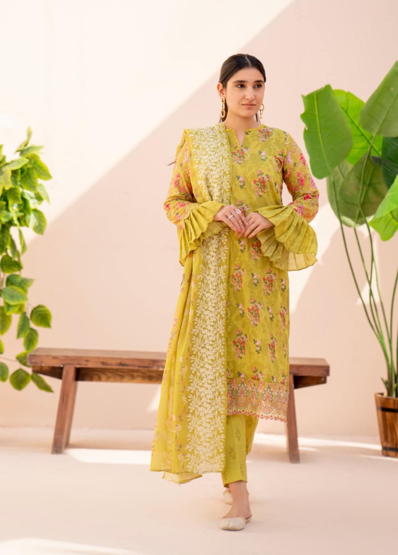 phulkari festive unstitched lawn