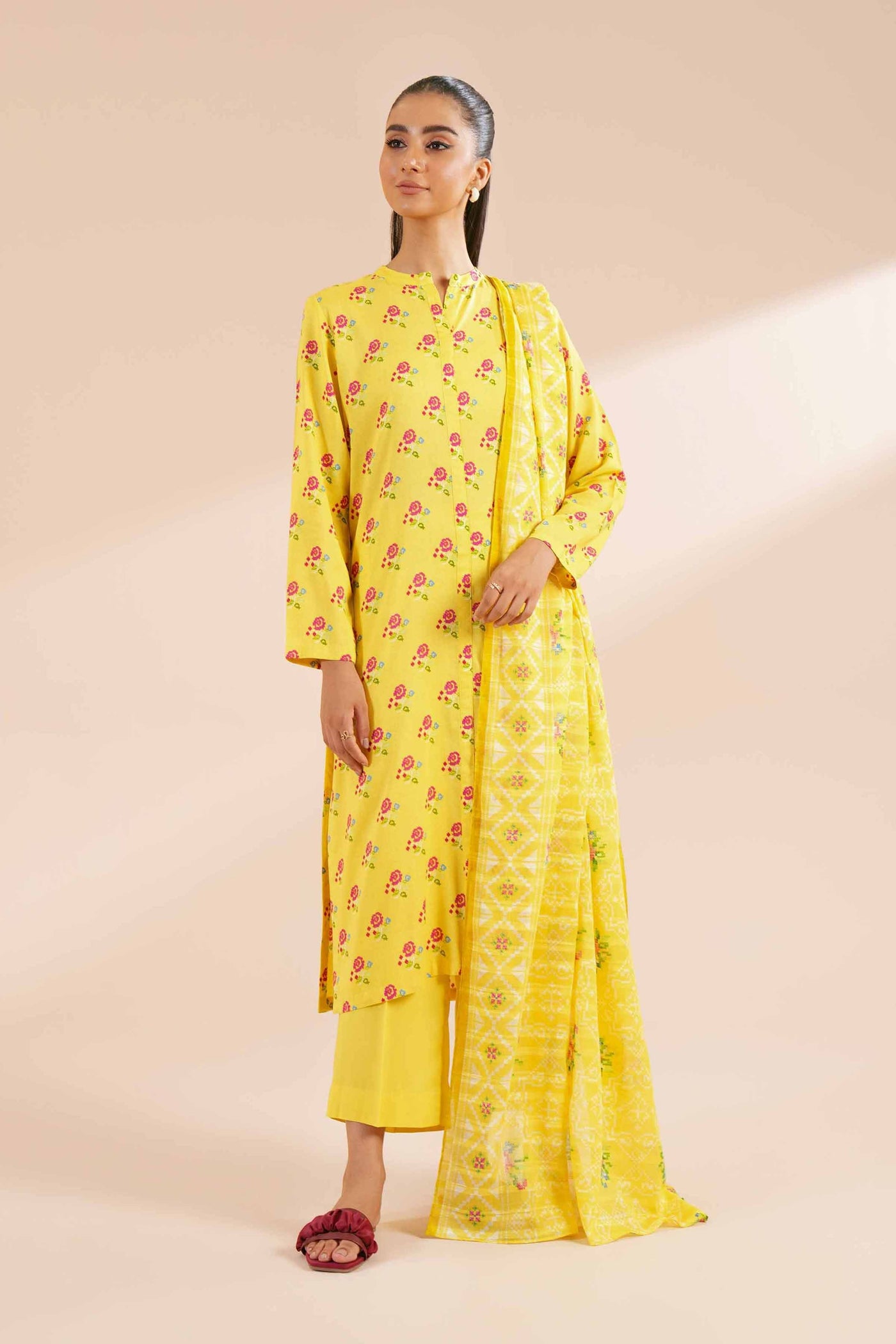 Nishat Linen || 3 Piece - Printed Suit - 42402117